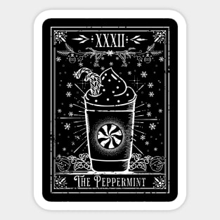 The Peppermint Latte Tarot Card Sticker